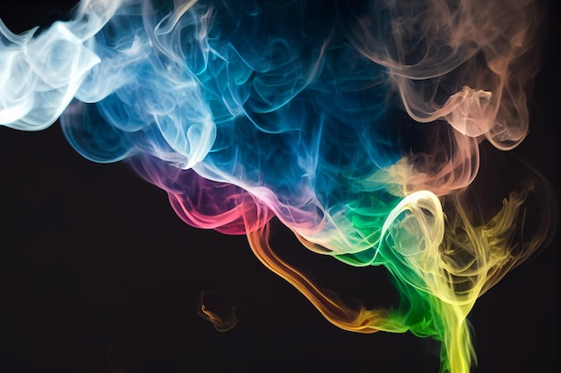 Colorful Smoke Background