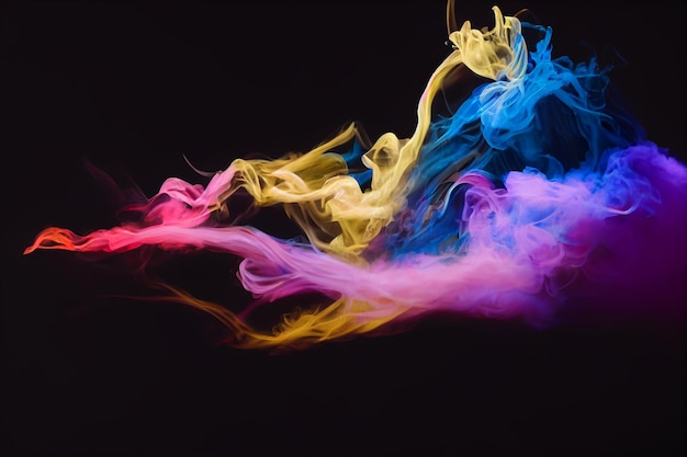 Colorful Smoke Background