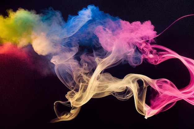 Colorful Smoke Background