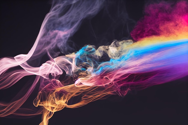 Colorful Smoke Background