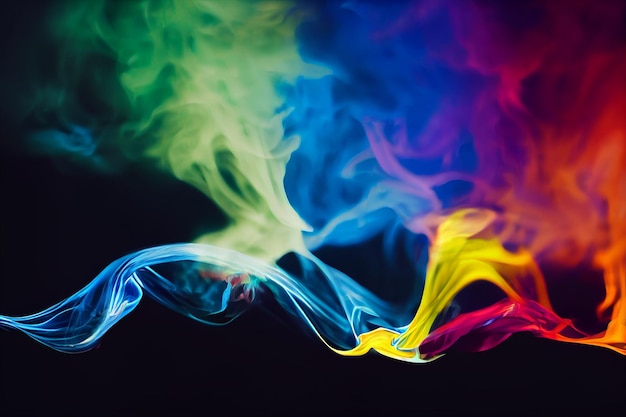 Colorful Smoke Background