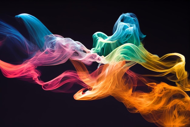 Colorful Smoke Background