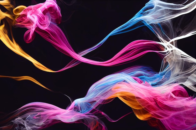 Colorful Smoke Background