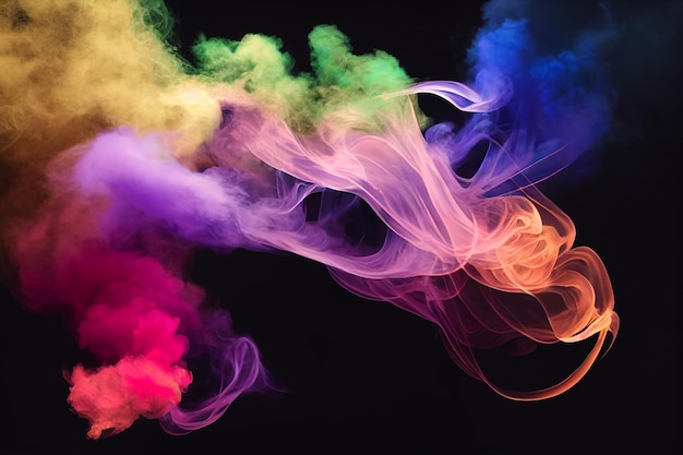 Colorful Smoke Background