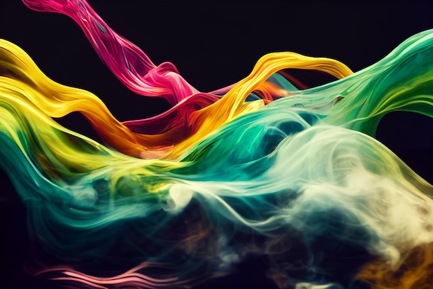 Colorful Smoke Background