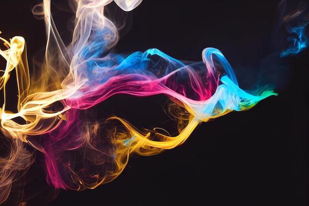 Colorful Smoke Background