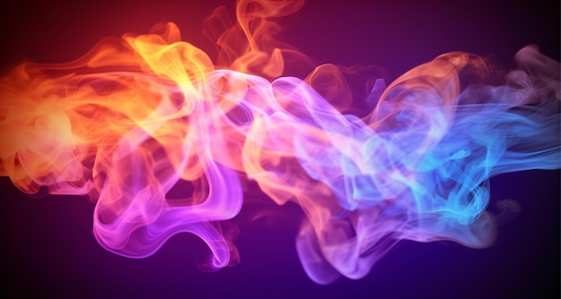 Colorful smoke background