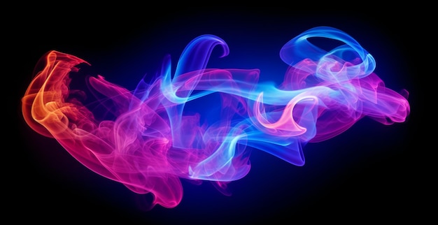 Colorful smoke background