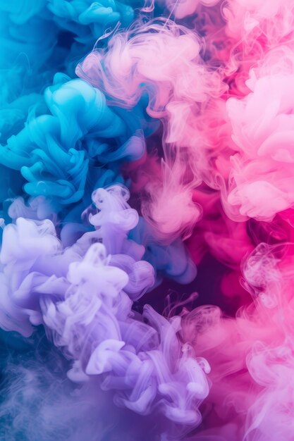 Colorful smoke background