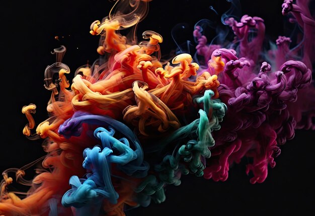 Colorful Smoke Background