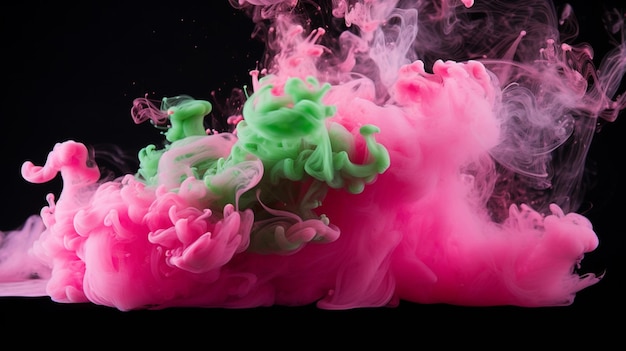 colorful smoke clouds background