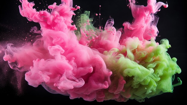 colorful smoke clouds background