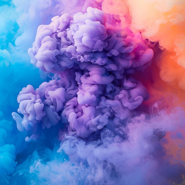 Colorful Smoke Explosion