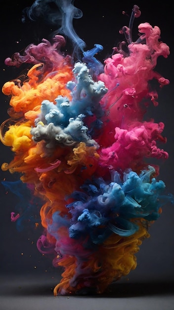 다채로운 연기 폭발물