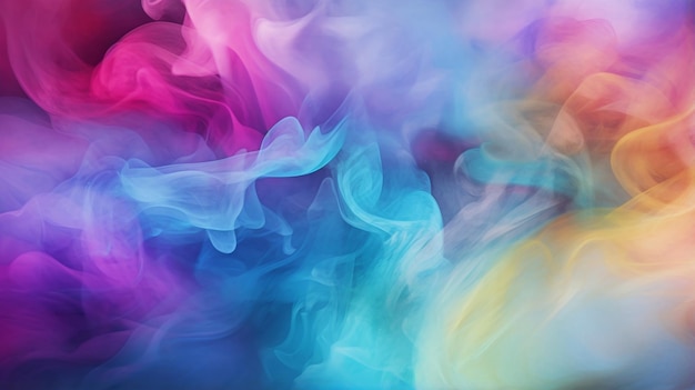 사진 joss 스틱의 다채로운 연기가