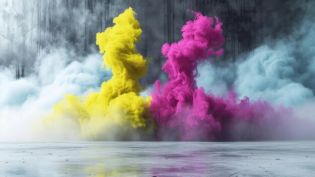 colorful smoke shapes wallpaper