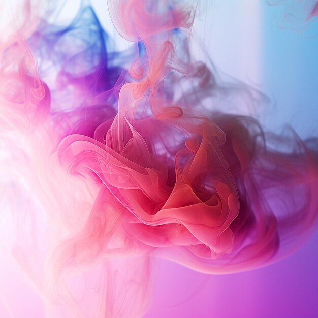 colorful smoke with black background