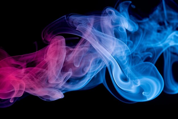 colorful smoke