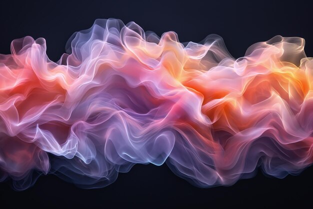 Photo colorful smoke