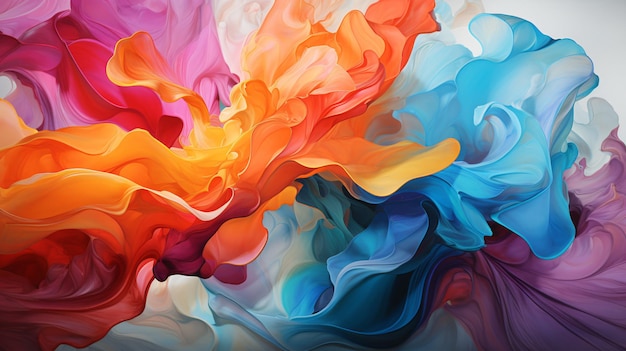 colorful smooth liquid background