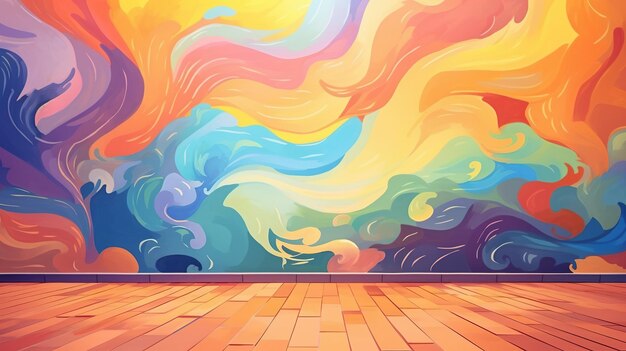 colorful smooth liquid background