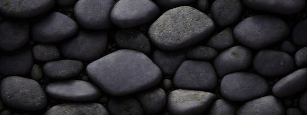 Colorful smooth stones Pebbles stone for background