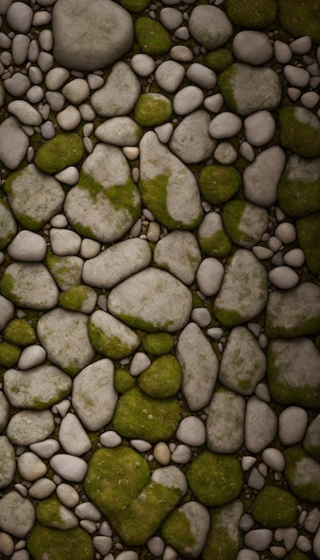 Colorful smooth stones Pebbles stone for background