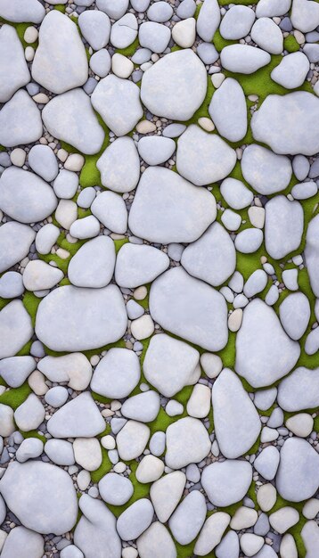 Colorful smooth stones Pebbles stone for background