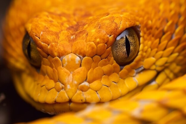 Photo colorful snake python cobra viper forest hiding waiting for prey rainforest jungle untouched nature