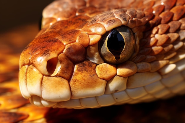 Colorful snake python cobra viper forest hiding waiting for prey rainforest jungle untouched nature