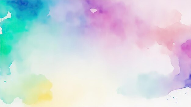 Colorful soft watercolor texture Abstract background