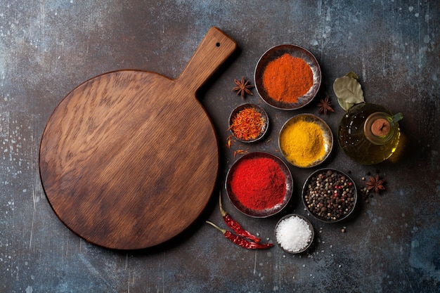 Colorful spices