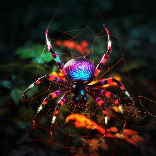 Colorful Spider illustration