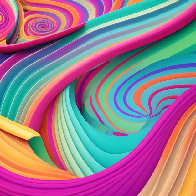 colorful spiral background