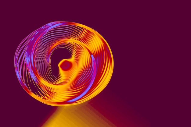 Colorful spiral lines background pattern