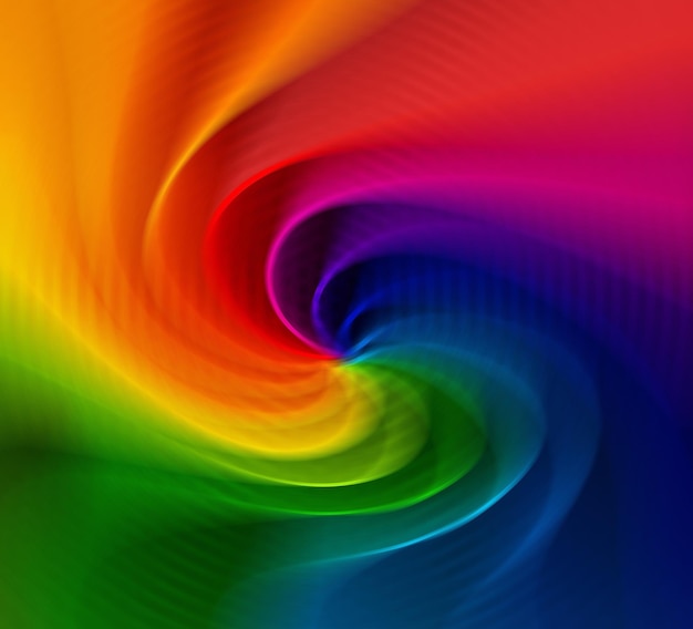 Colorful spiral vortex blur abstraction background