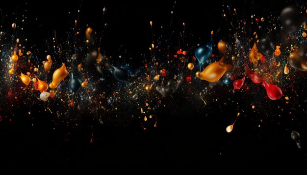 colorful splash background