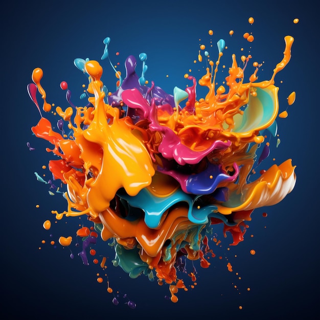 colorful splash background