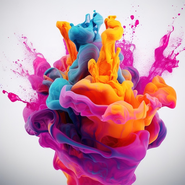 A colorful splash of colored liquid is shown with the word " colors ".