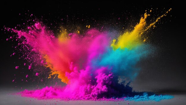 colorful splash