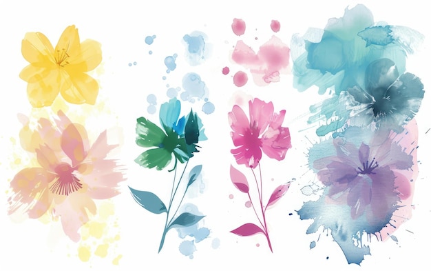 Colorful Spring and Summer Overlay Designs