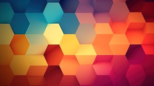 colorful square background