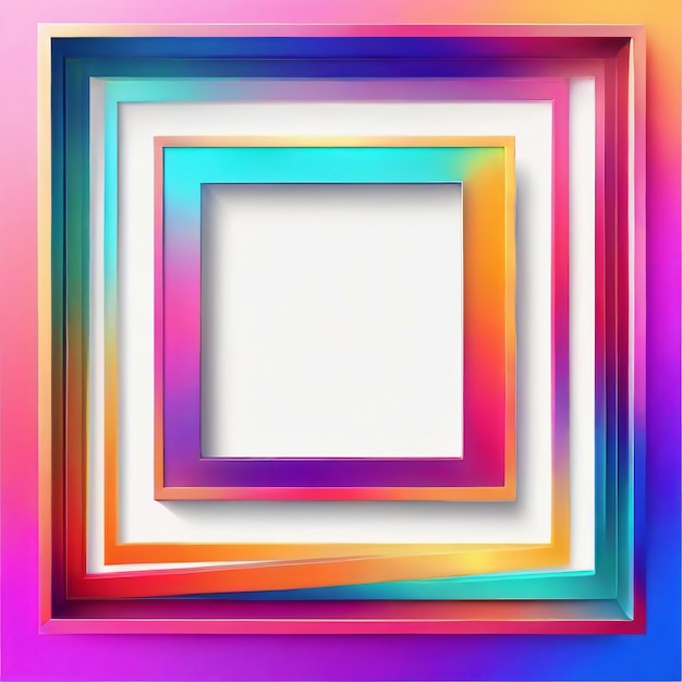 Photo colorful square design element