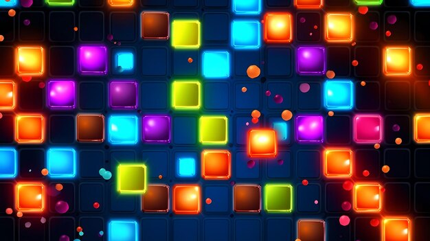 Photo colorful squares background