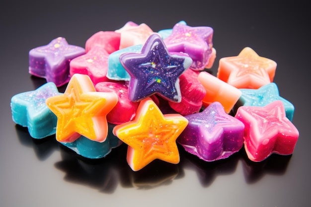 Красочные звездные конфеты