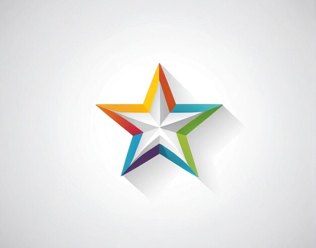 a colorful star logo