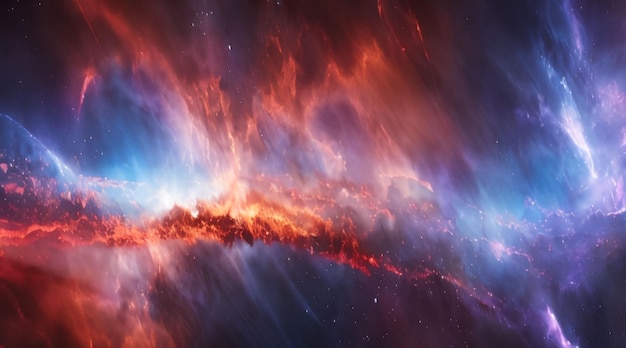 Colorful stardust cloud in the universe for desktop wallpaper