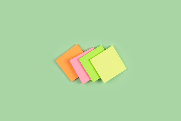 Post it block stock photo. Image of green, stationery - 7874276