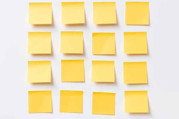 colorful sticky notes organized creativity