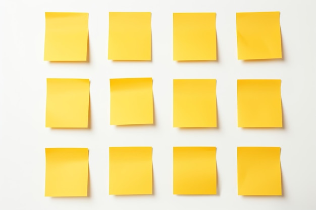 colorful sticky notes organized creativity